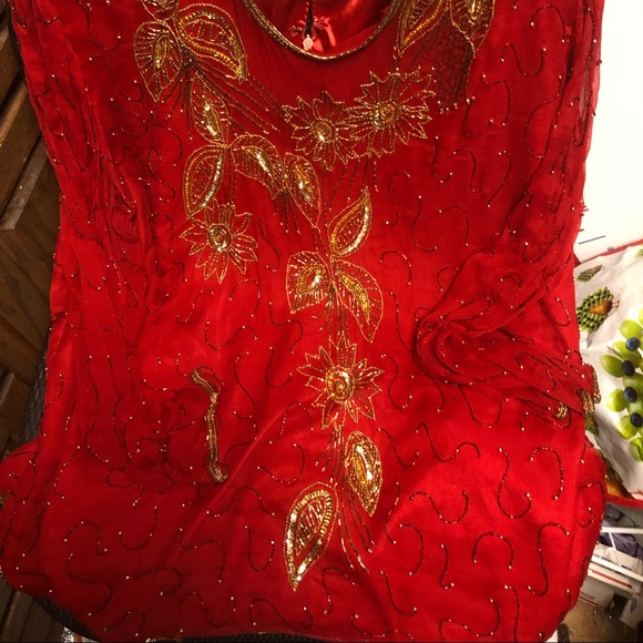 Vintage Ramana Beaded Top- 540 $30 or $25 w/offer - Picture 9 of 9